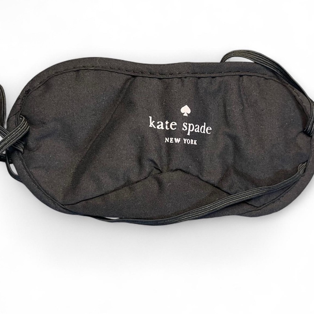 Kate Spade Elegant Black Eye Mask